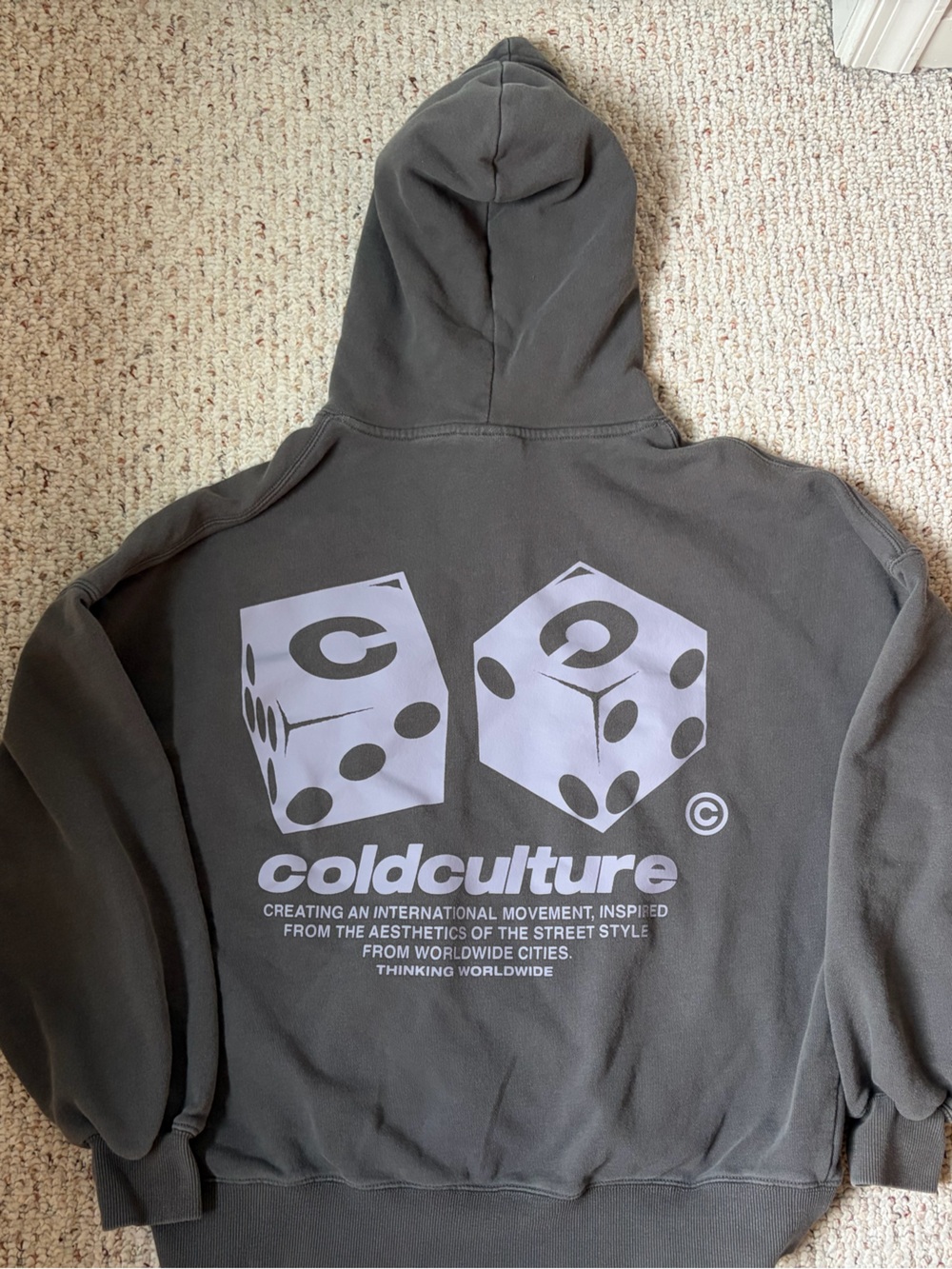 ColdCulture Black Dice Graphic Hoodie - Picture 2 of 4